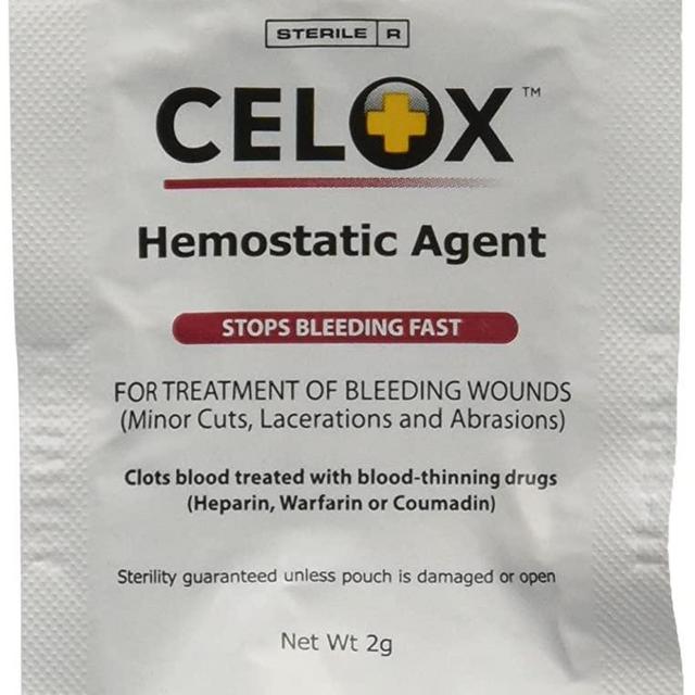 CELOX Traumatic Wound First Aid Packets, 6 Count