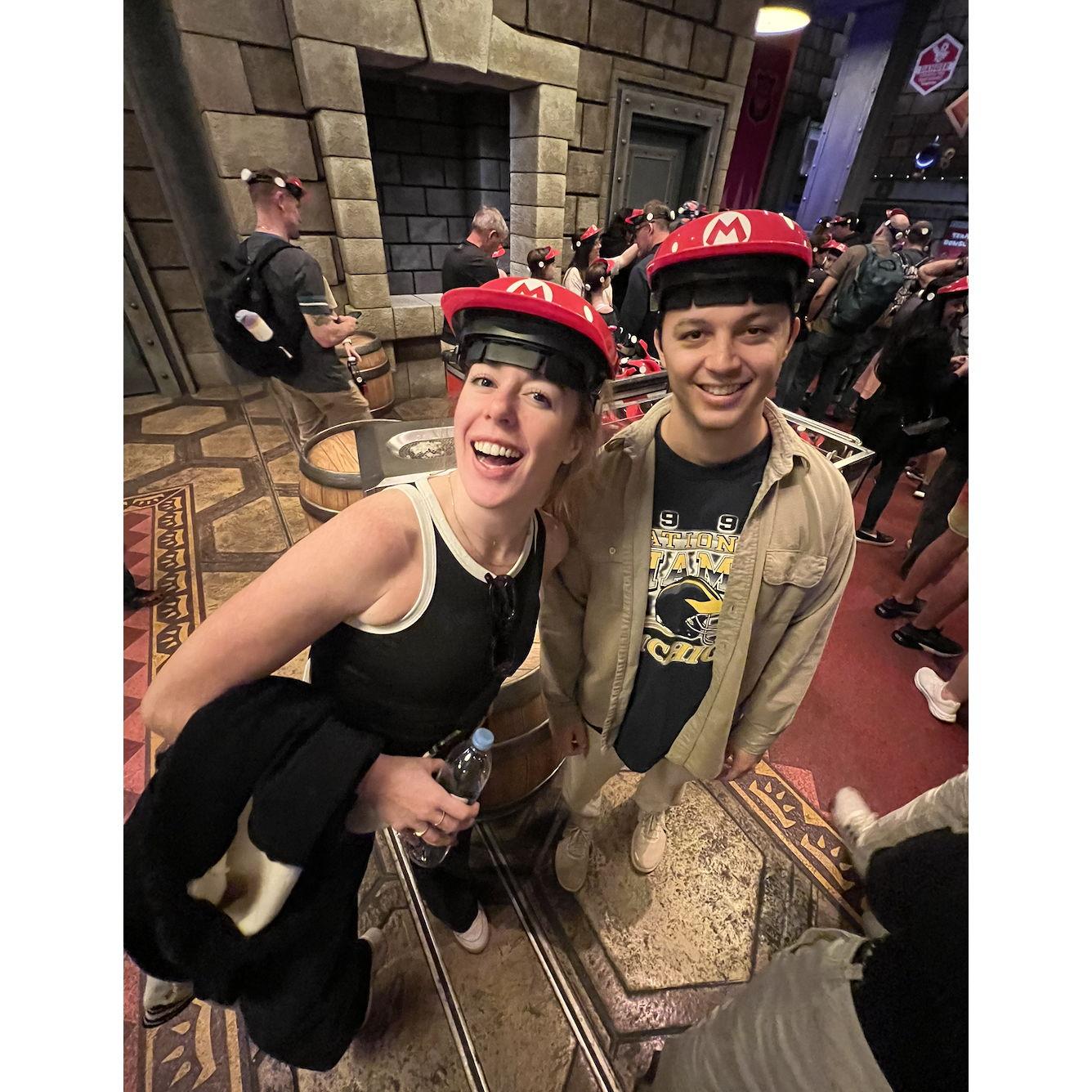Adrian (Best Man) and Chael in Universal in California. Couldn't recommend going here less.