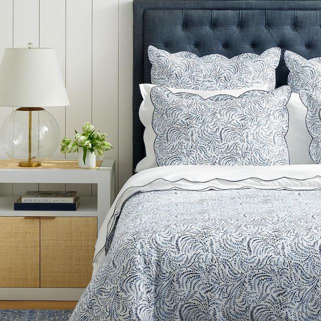 Serena & Lily Priano Sateen Euro Shams in Sky