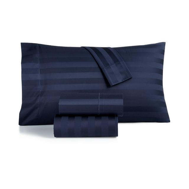 Charter Club Damask Stripe Twin 3-Pc Sheet Set, 550 Thread Count 100% Supima Cotton, Created for Macy's