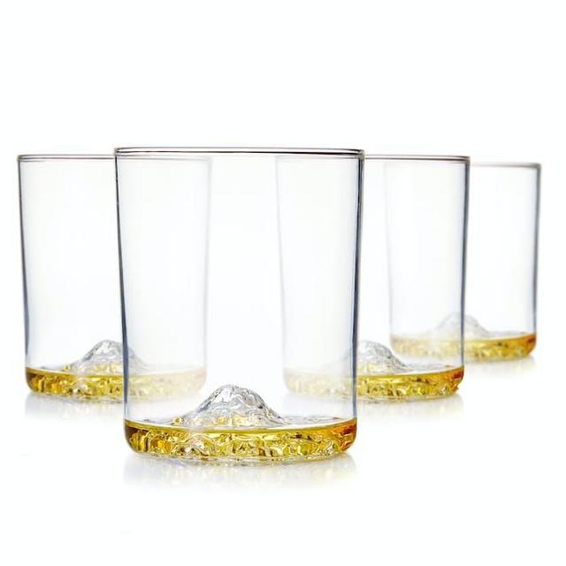 American Mountains - Set of 4 Whiskey Glasses in American Mountains