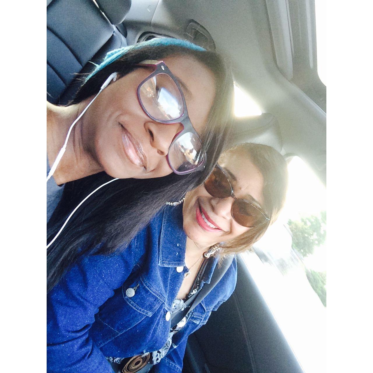 Lauren and Marnette going out for mother daughter lunch.