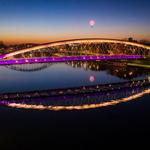 Kładka Bernatka Footbridge to Podgórze district