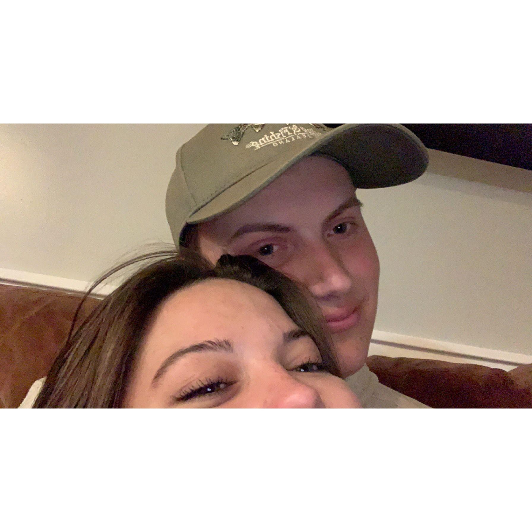 April 28th, 2021. Our first picture together EVER!