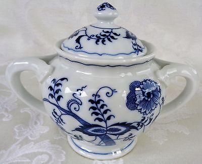 Blue Danube, Blue Onion, Sugar Bowl With Lid