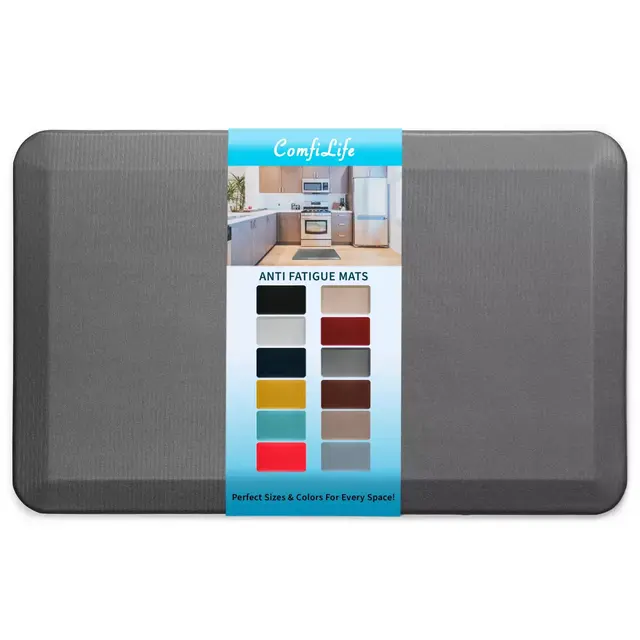 ComfiLife Anti-Fatigue 32-Inch Memory Foam Comfort Mat in Charcoal