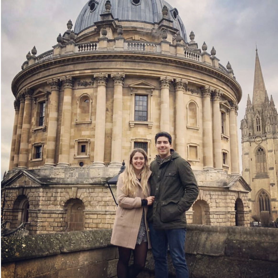 Our first weekend trip - to Joe's alma mater! Anna very excited about visiting multiple Harry Potter filming locations!