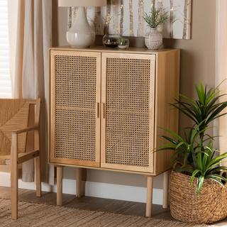 Maclean Mid-Century Modern 2-Door Storage Cabinet