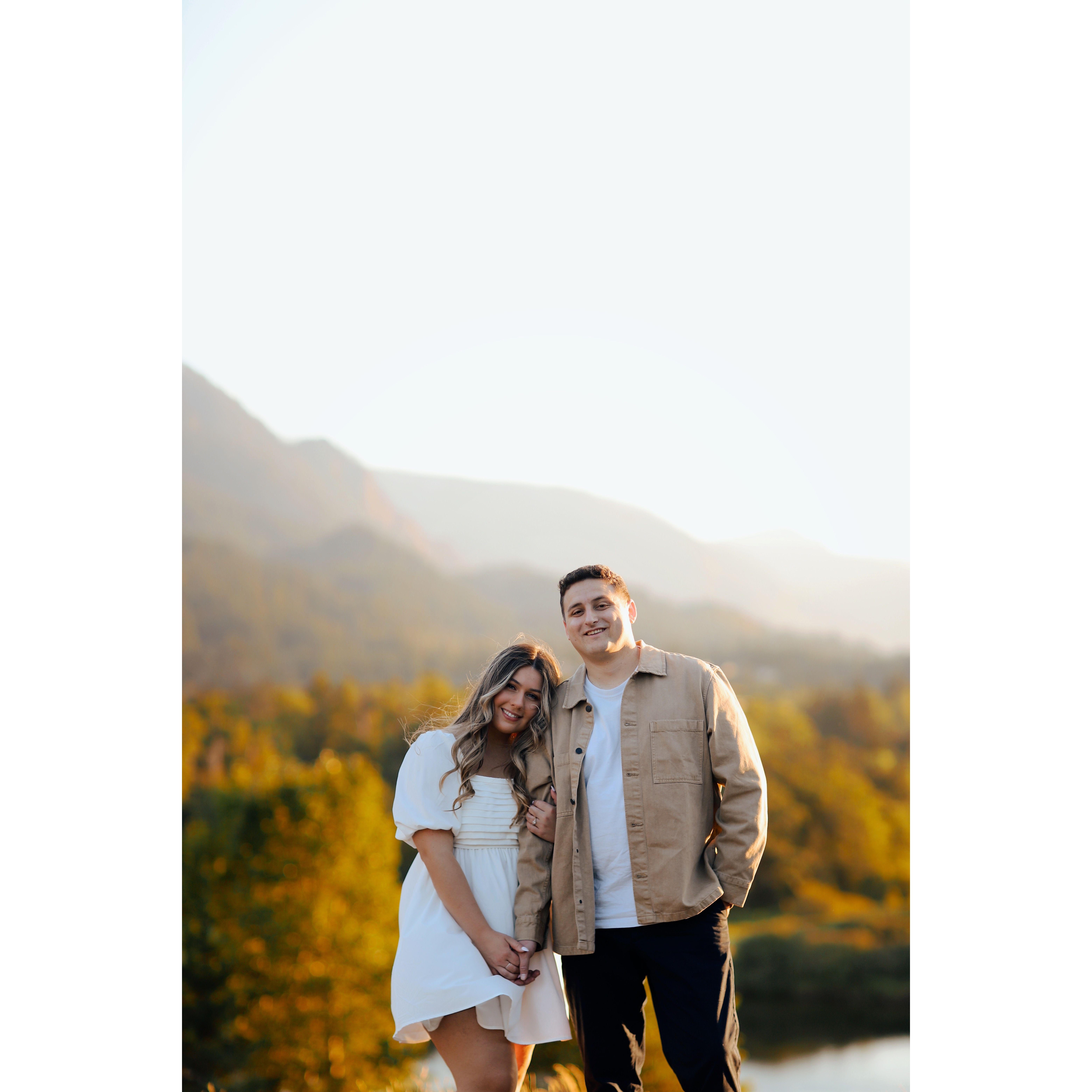 From our engagement photoshoot!
