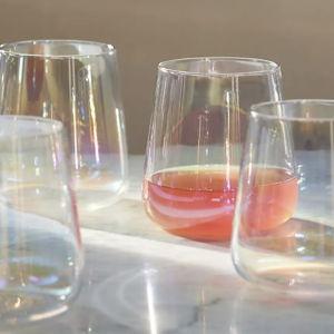 Stemless Wine Glasses, Set of 4