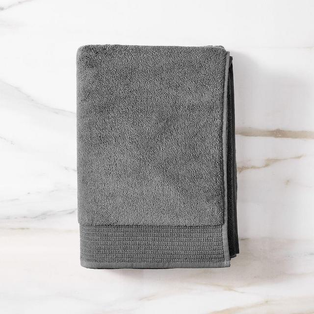 Organic Premium Towel, Bath Towel, Gray Dusk
