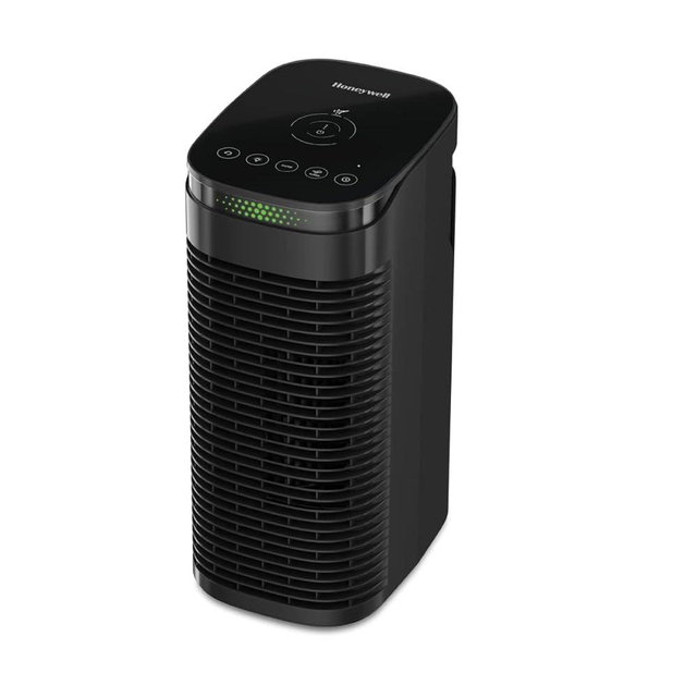 Honeywell InSight HEPA Portable Air Purifier for Medium Rooms (100 sq ft). Allergen Reducer for Wildfire/Smoke, Pollen, Pet Dander & Dust. Air Quality Indicator and Auto Mode - Black, HPA080