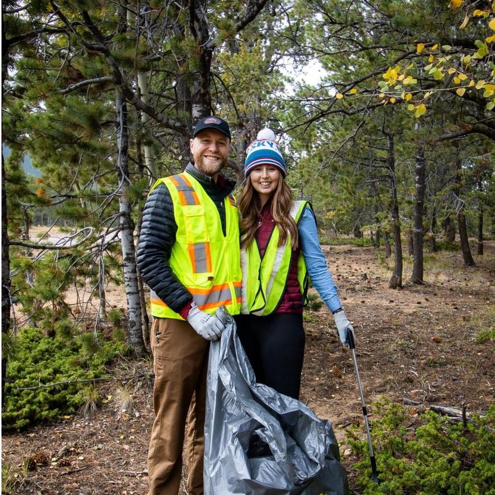We volunteered together with some friends to clean-up the Pikes Peak Highway one Saturday morning.