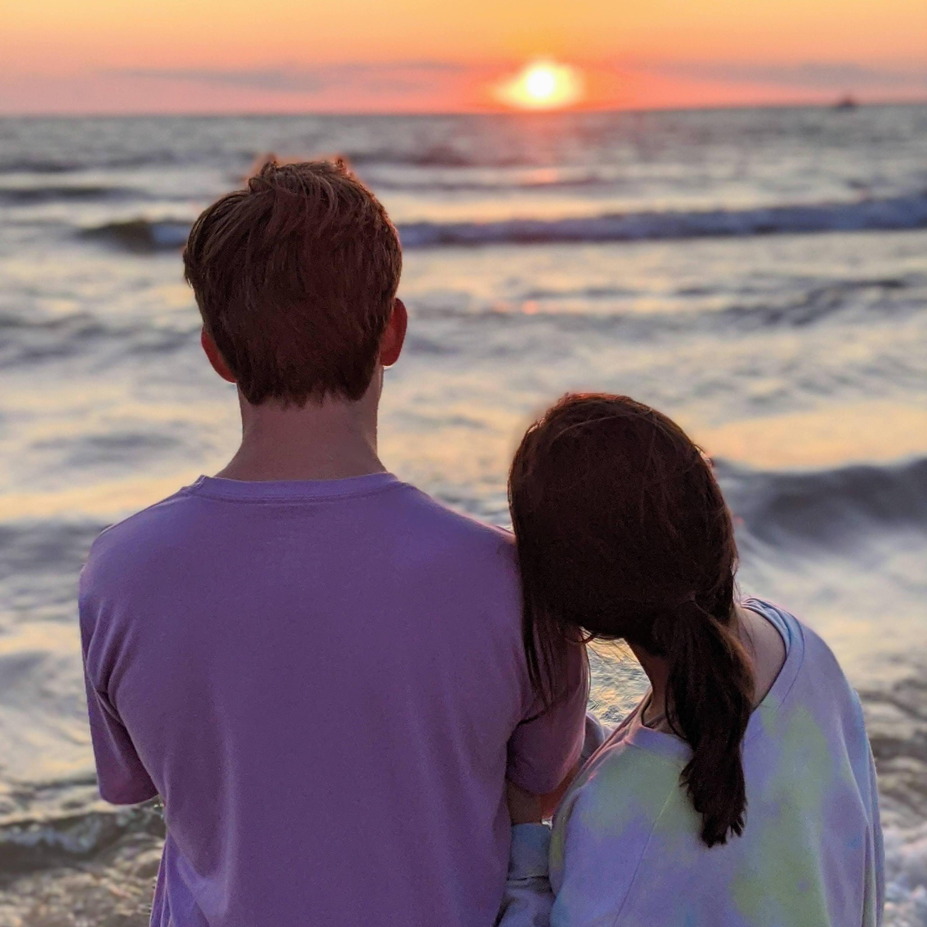 Sunset in Saint Joseph for 4th of July week long visit 7/10/2020