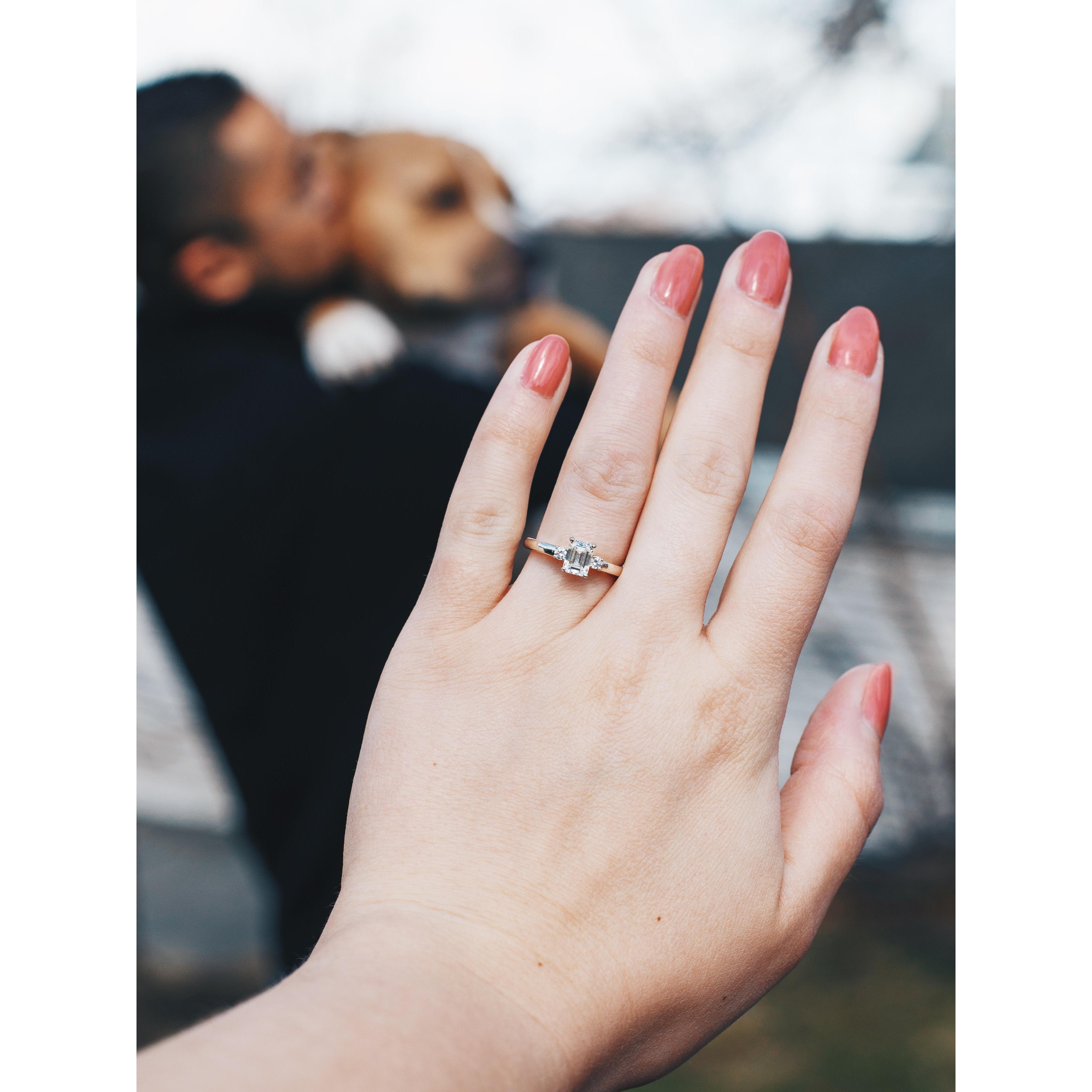 She said YES!