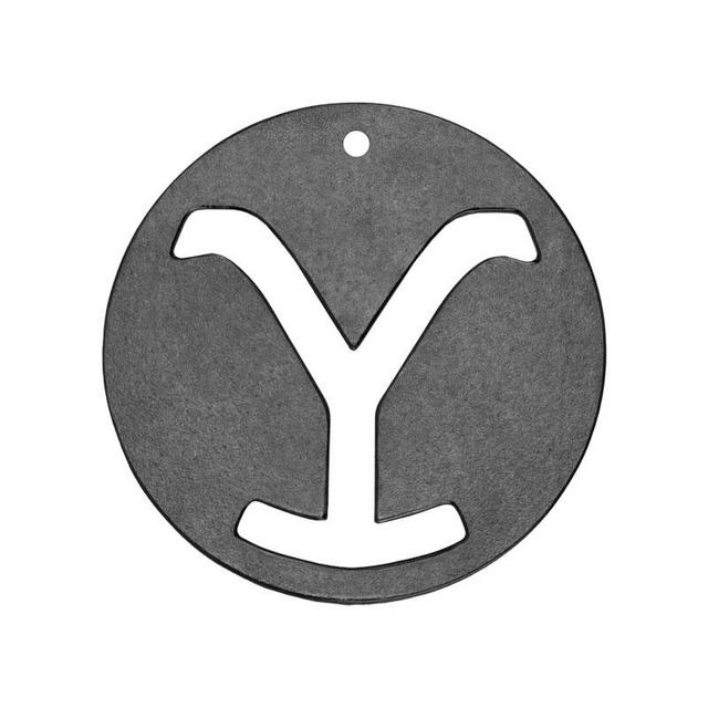 Yellowstone™ 8 Inch Seasoned Cast Iron “Power Y” Trivet