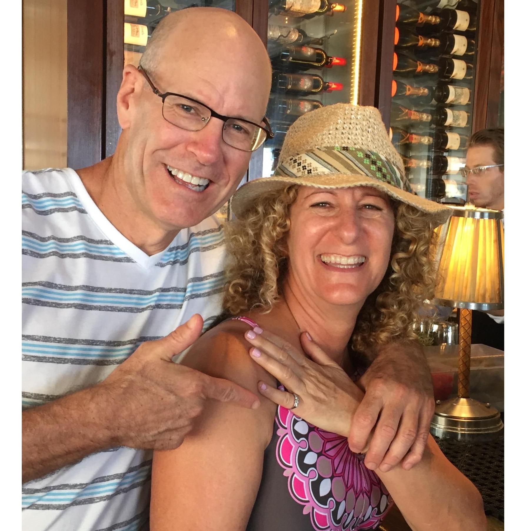 Our engagement on Catalina Island!