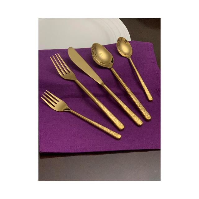 Vibhsa 20 Piece Gold Flatware Set, Service for 4
