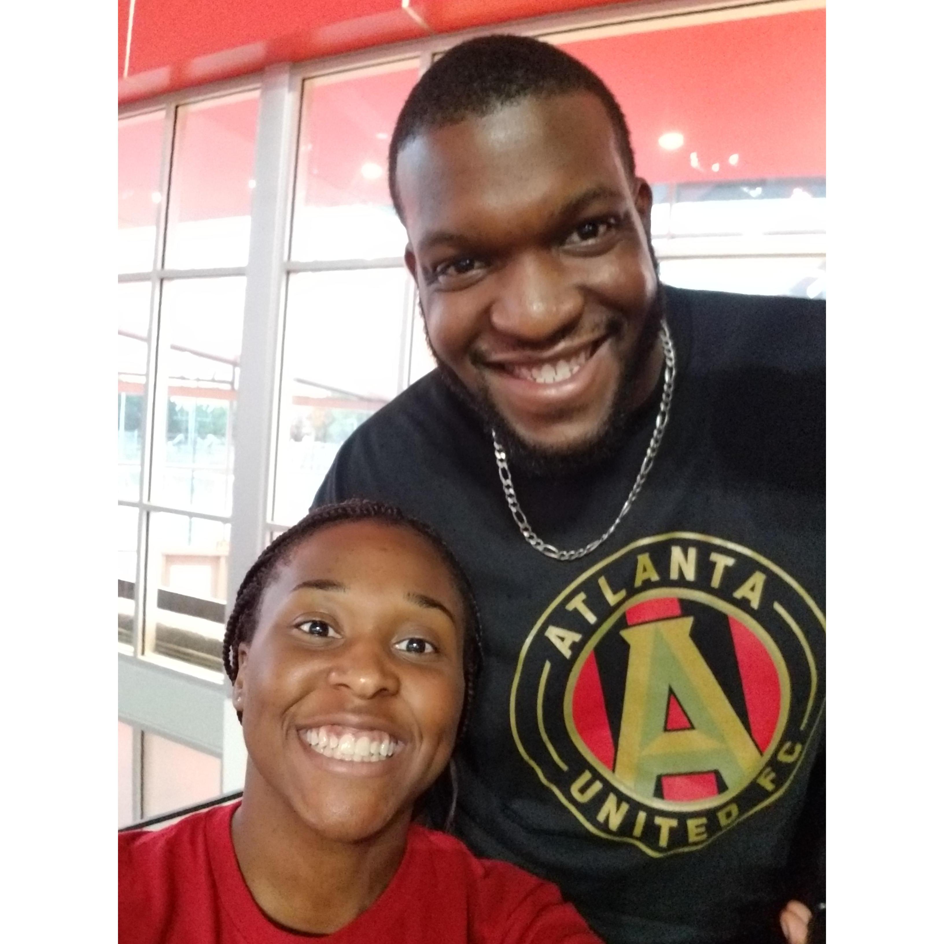 From our first ATL United game.