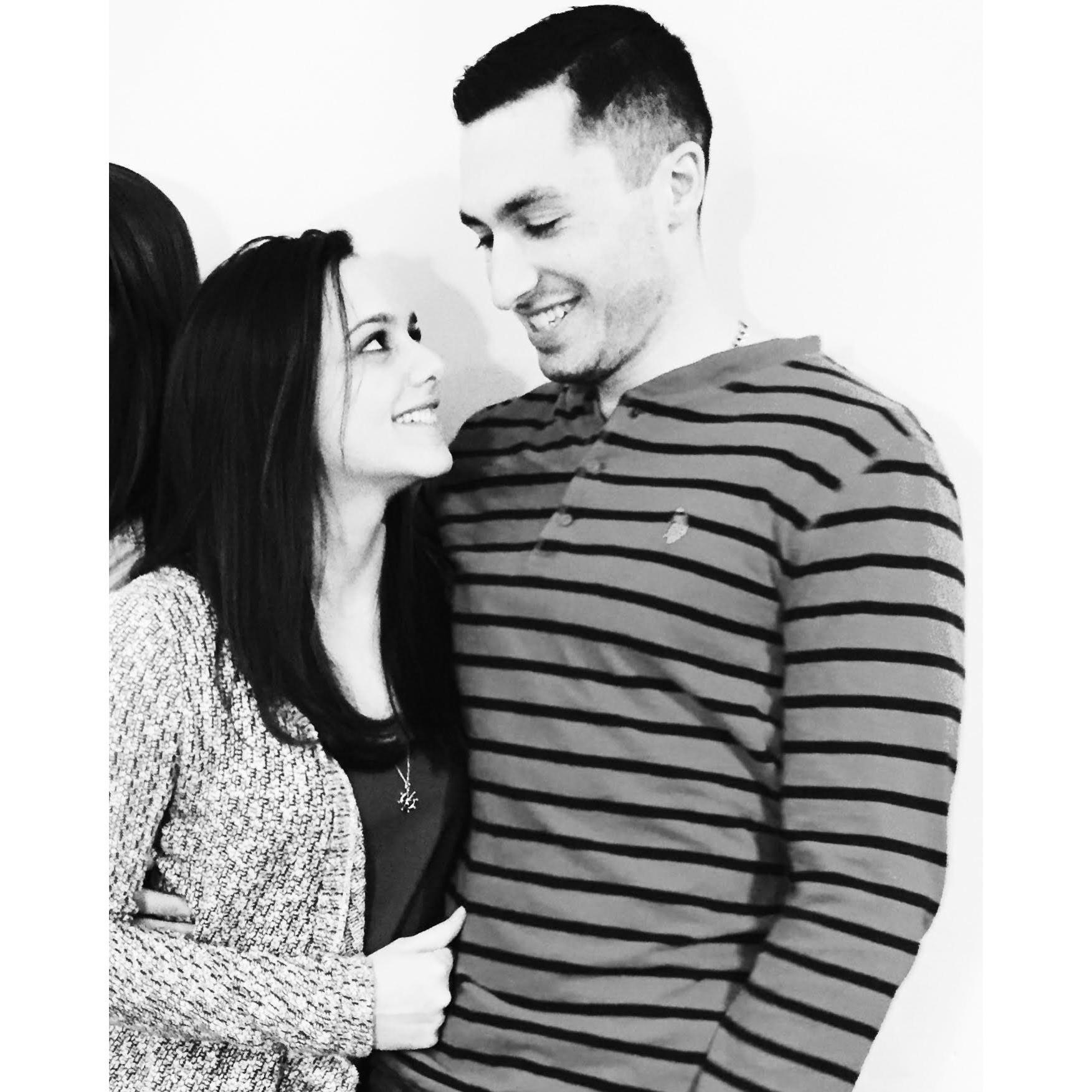 February 2016- Our first picture together!