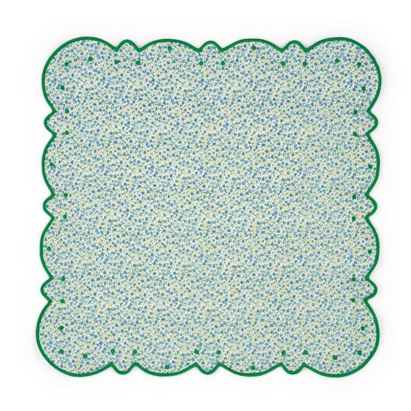 Juliette Linen Dinner Napkin in Lezard Green