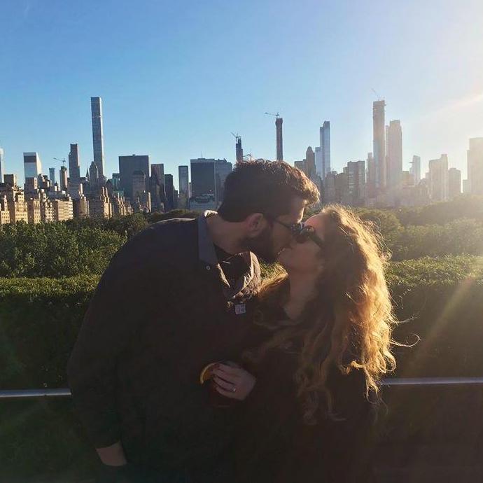 Our first full day being engaged. A stranger took this for us!