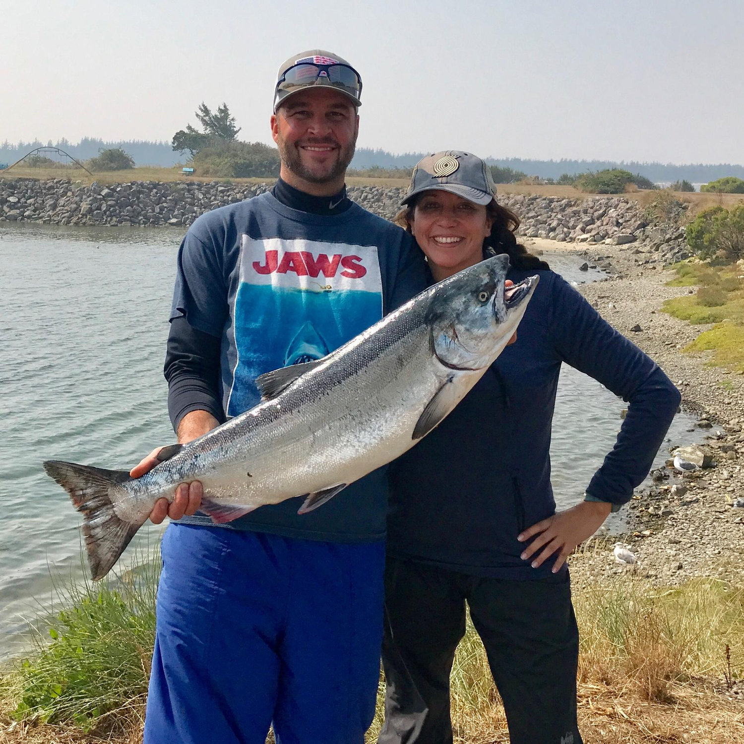 Cat’s first Salmon