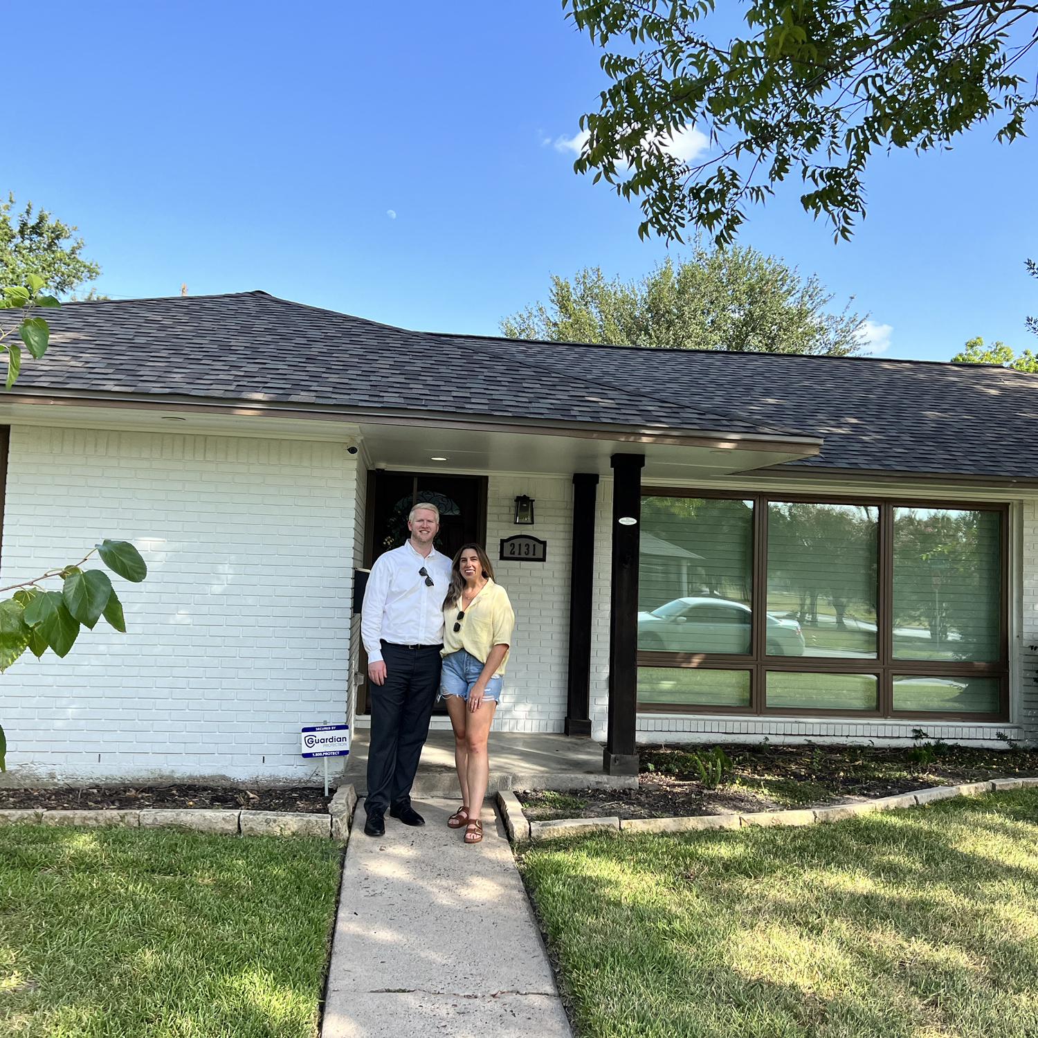 The day we closed on our 1st home together, 40 days post engagement | July 2023 | Houston