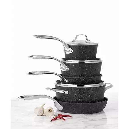 The Rock by Starfrit 8-Piece Cookware Set
