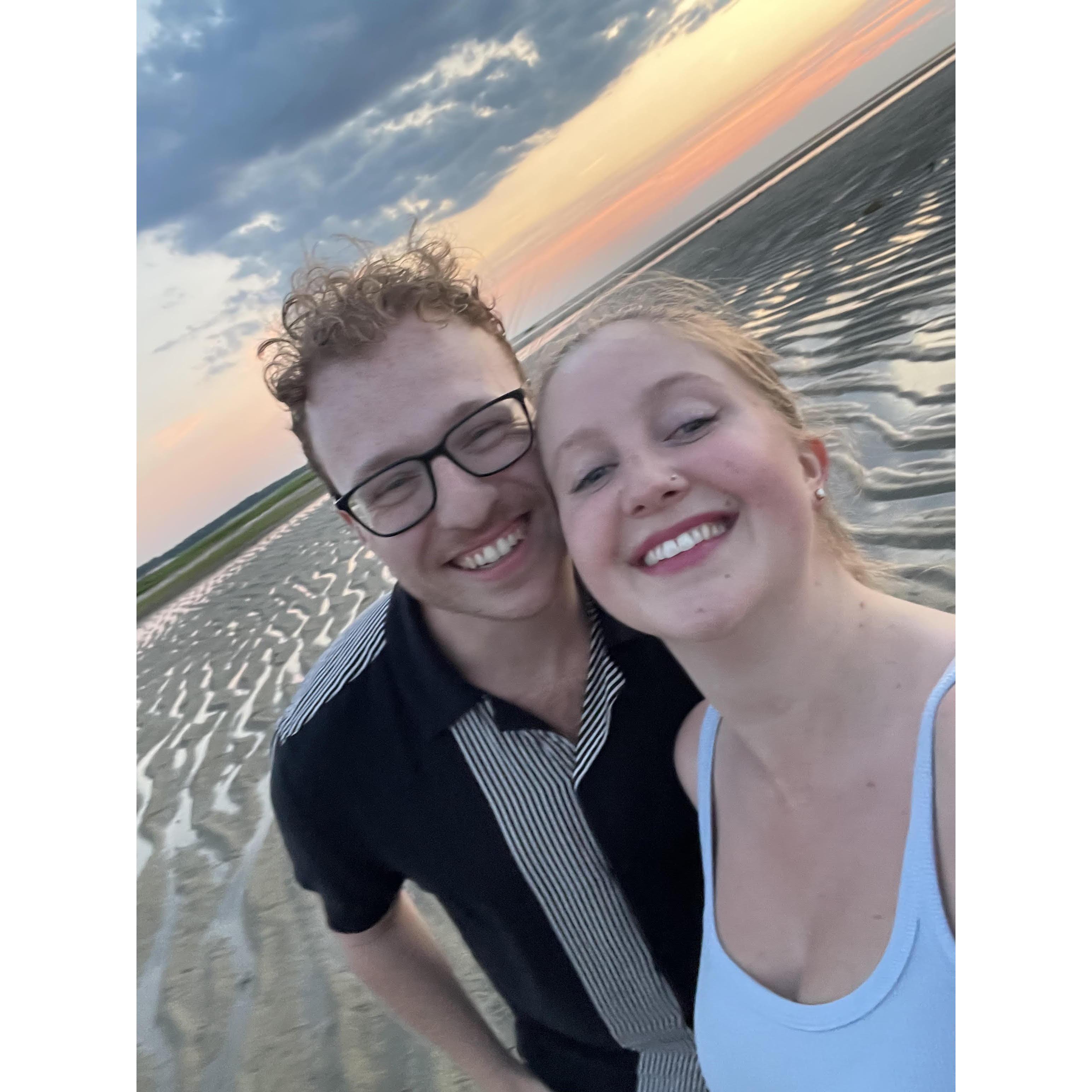 The day we got engaged at the Cape!!!