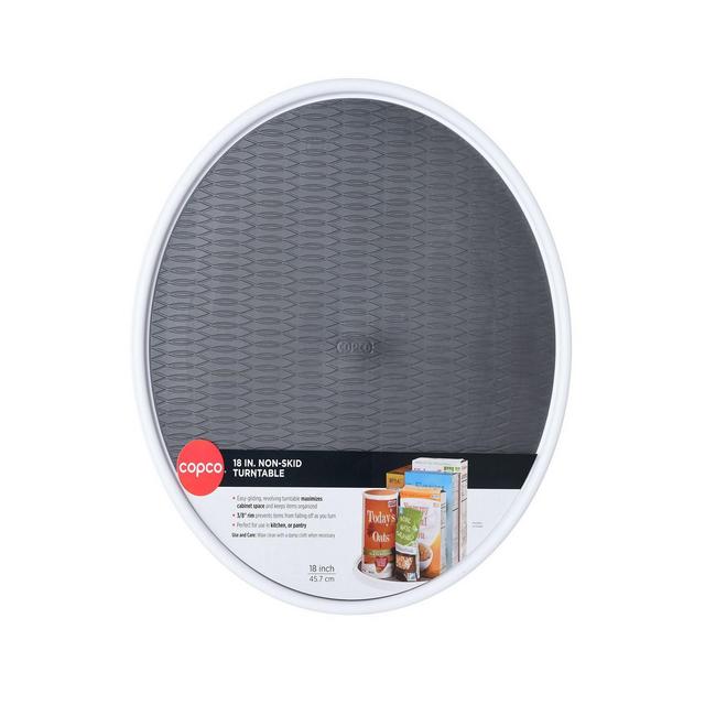 Copco 18" Non - Skid Pantry Cabinet Lazy Susan Turntable