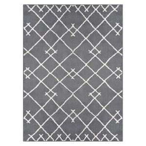 Kenya Fleece Area Washable Rug - Gray (7'x10') - Threshold™