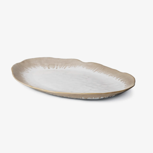 Burlington Oval Platter, Large (Color: Bluff)