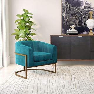 Lyric Velvet Occasional Chair