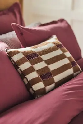 Ingrid Wool Geometric Pattern Pillow Cover