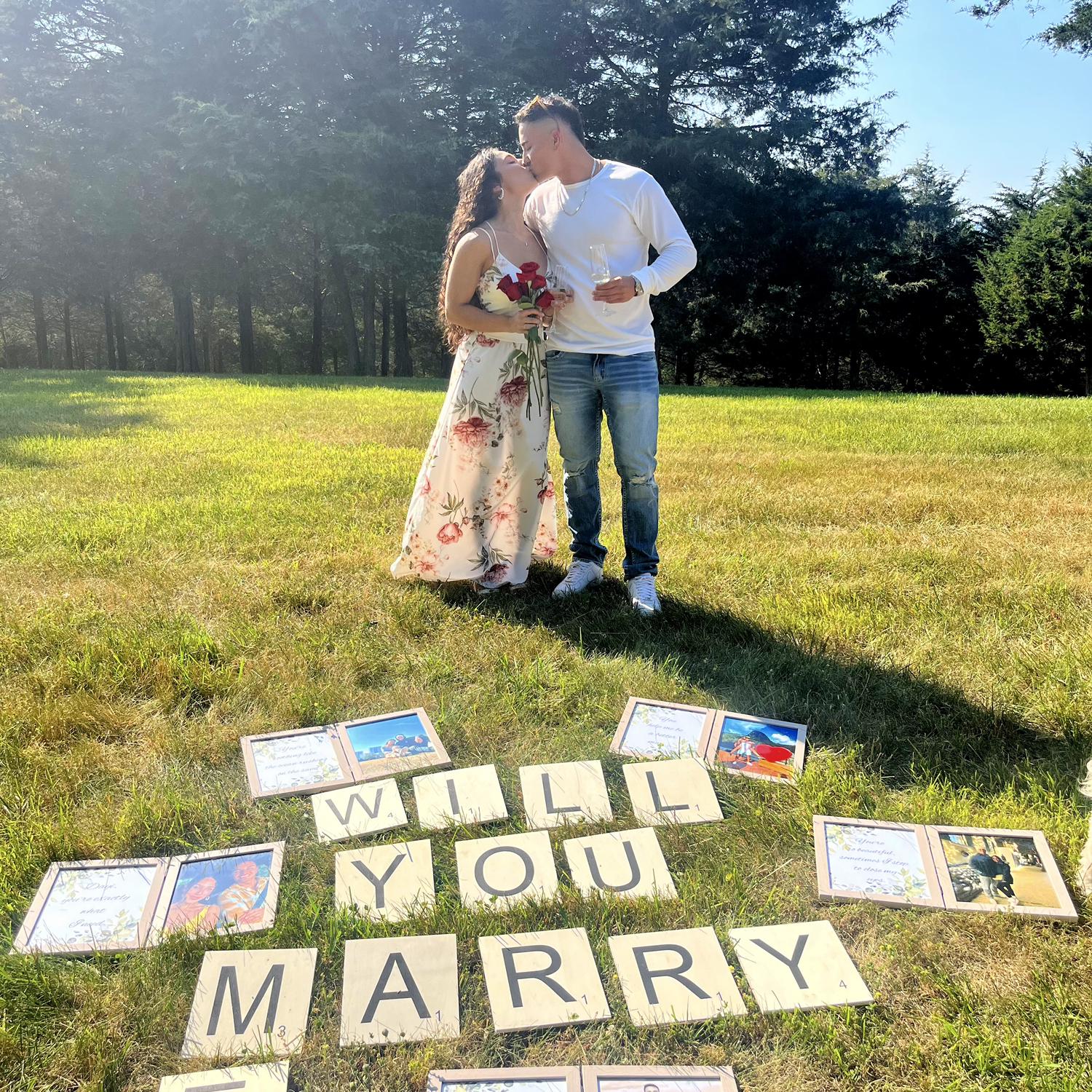This was the day that Ricky proposed.  He surprised Dayanna on a family trip in the mountains in Virginia.  Ricky proposed in a winery and every moment leading up to it was perfect in every way.