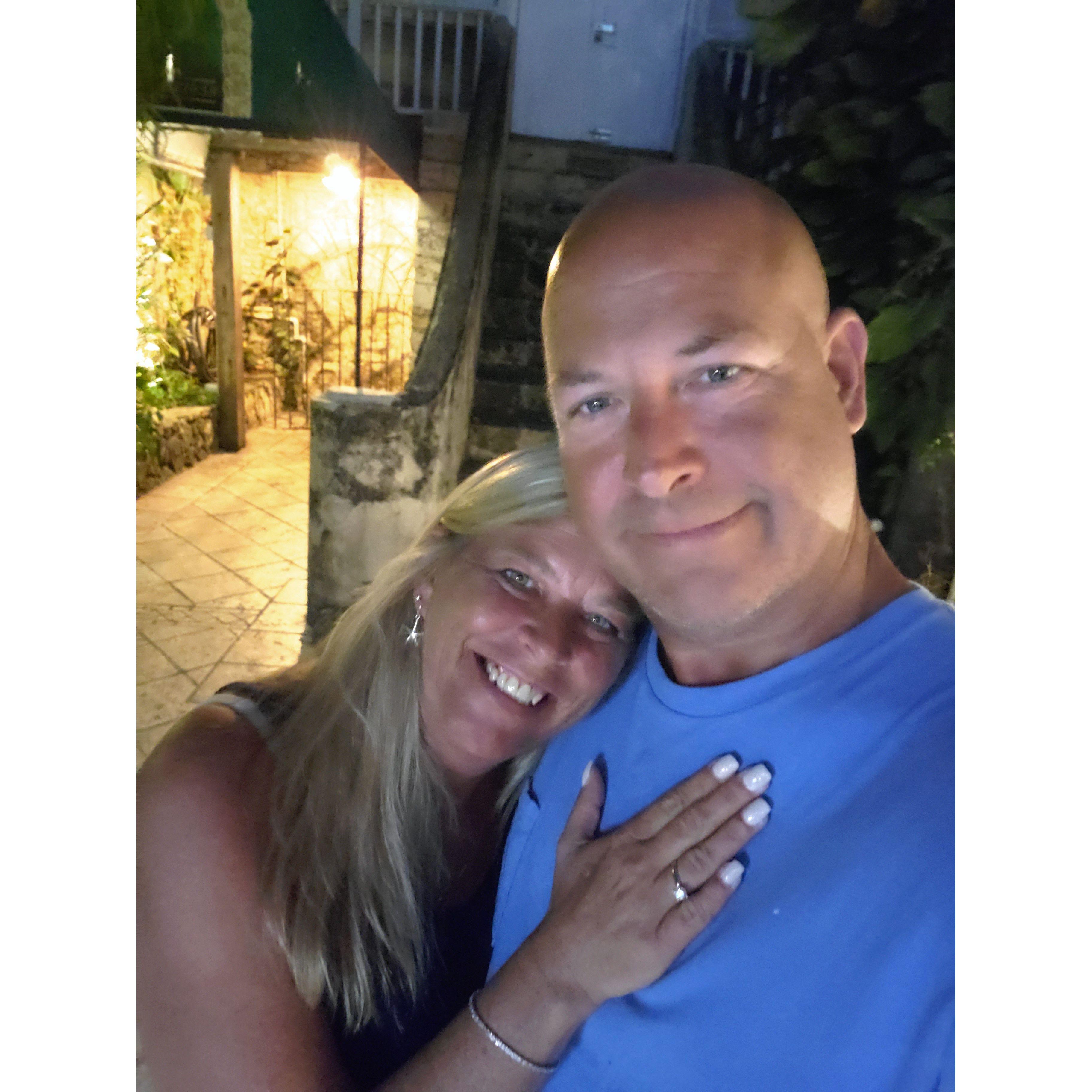 Engagement Night at Bombay Restaurant in St. Croix