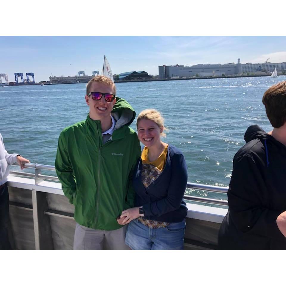 This was taken during our first vacation together in Boston, MA.
