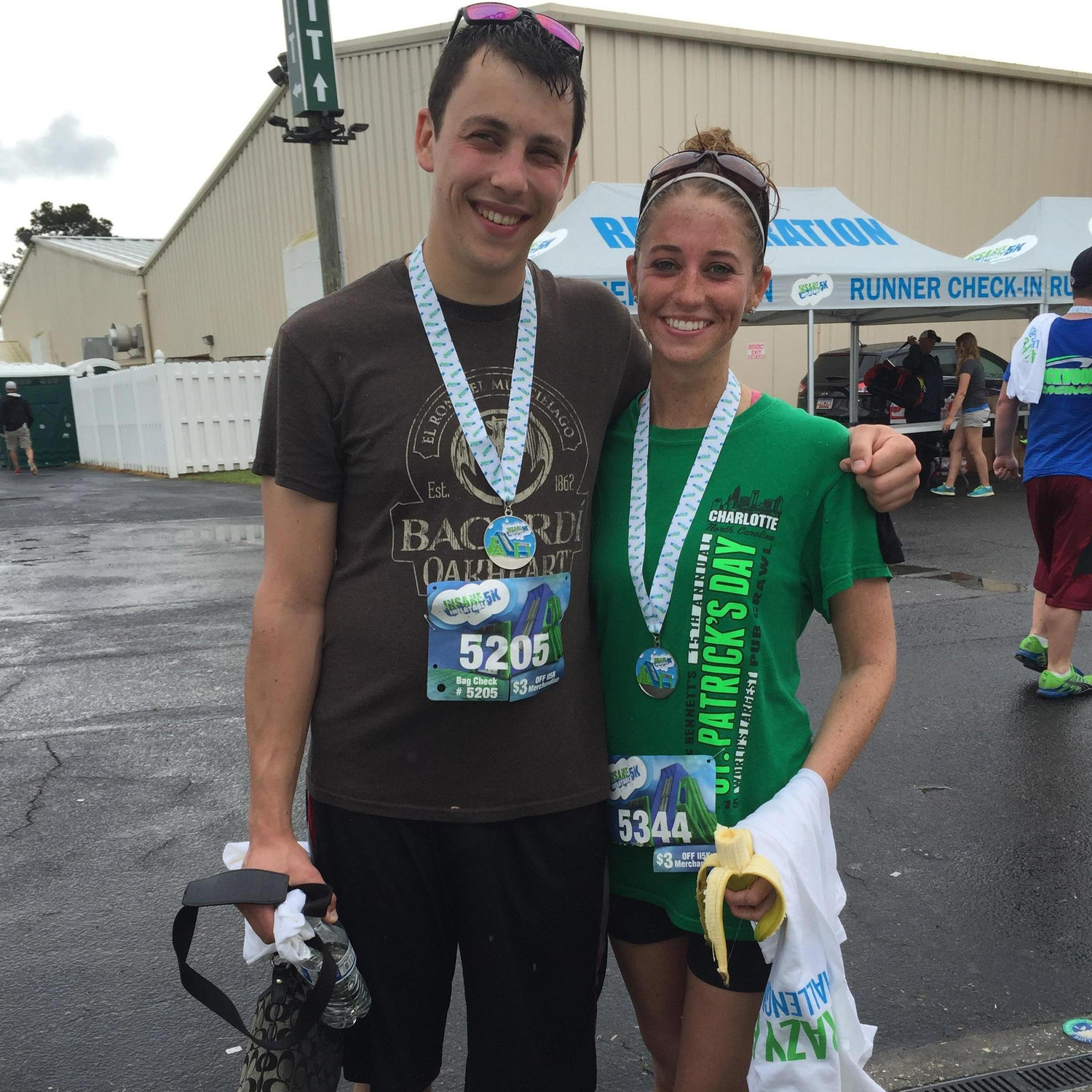 We participated in an Inflatable 5K run