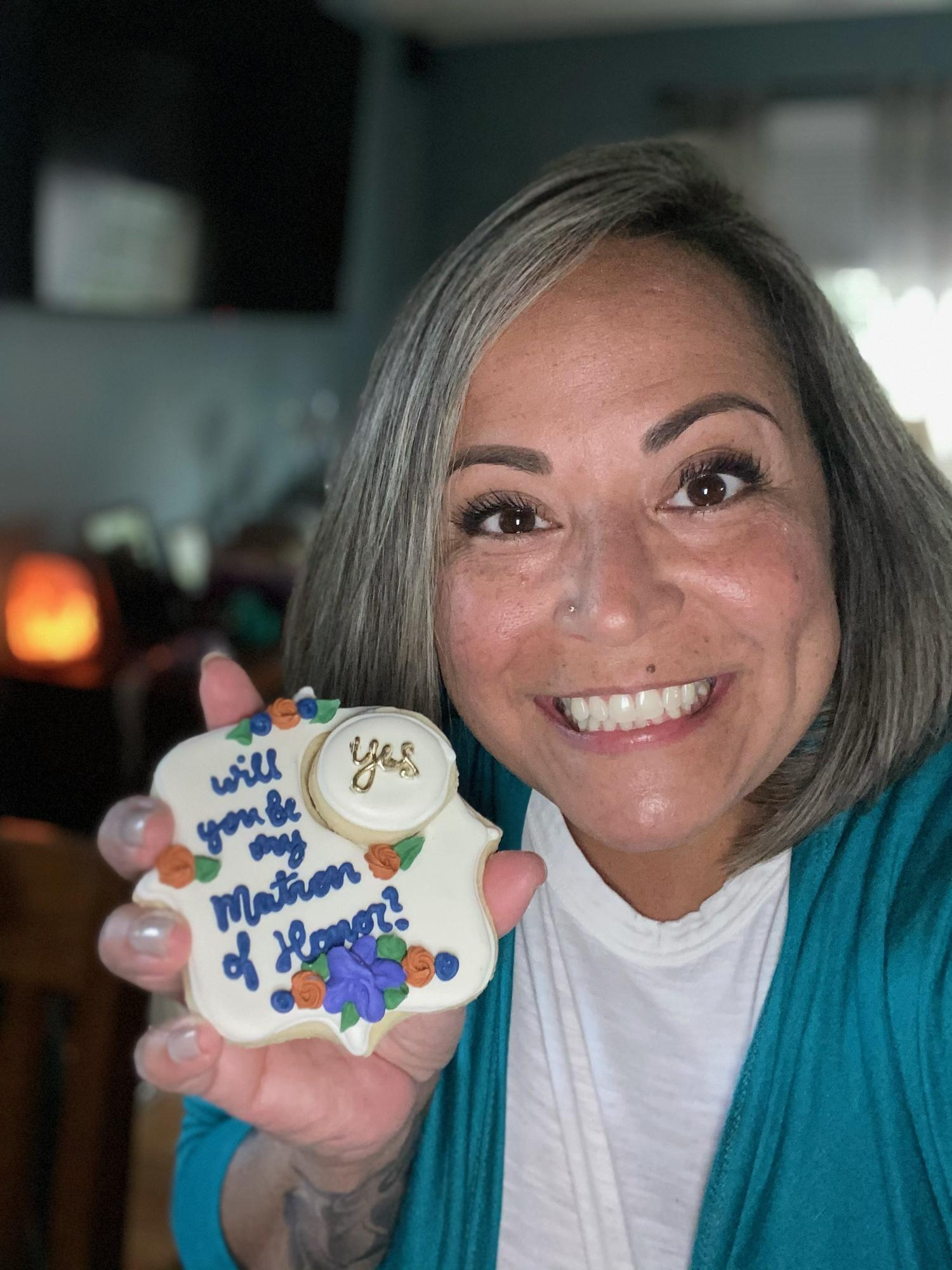 MOH Audrey accepting Christina’s proposal 💗
