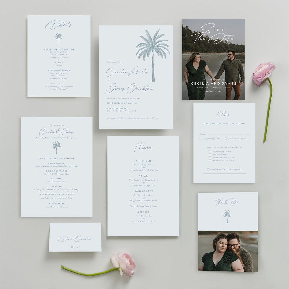 Seaview Photo | Mist | Zola Save The Dates
