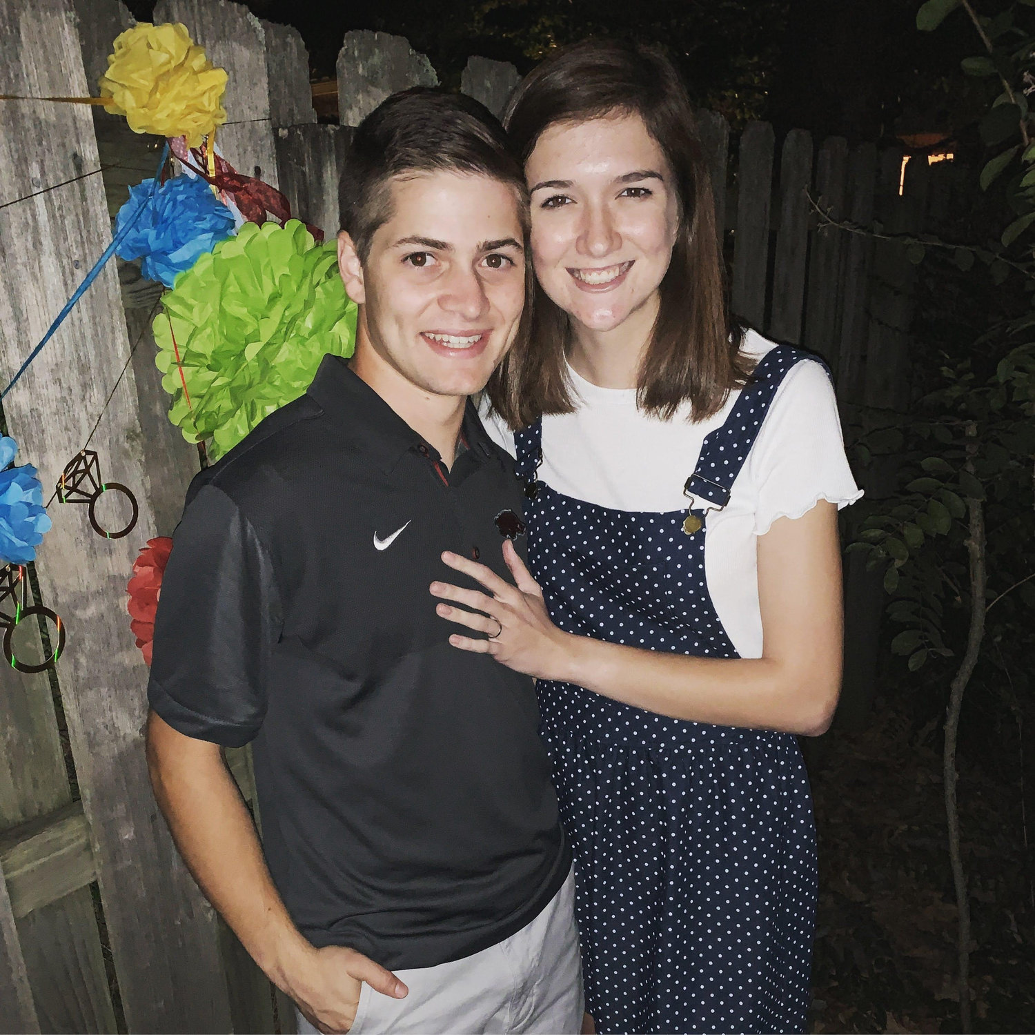 the night of our engagement party!