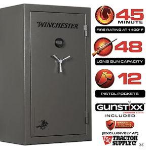 Winchester Safes 48 Long Gun 17.1 cu. ft. Electronic Lock Gun Safe, 45 Min. Fire Rating, Slate at Tractor Supply Co