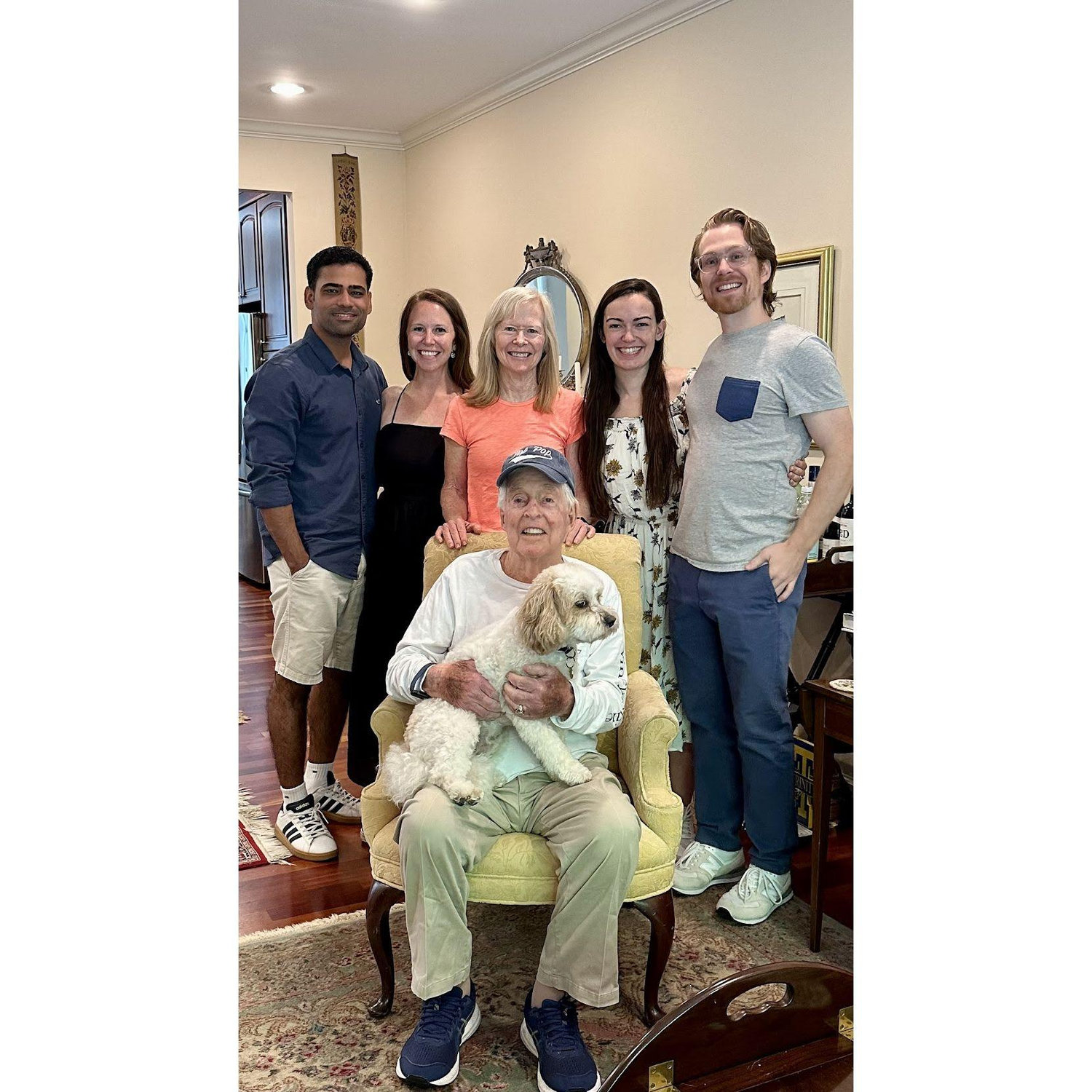 Shubh's first visit with the Platt fam and getting Pop Pop's approval.