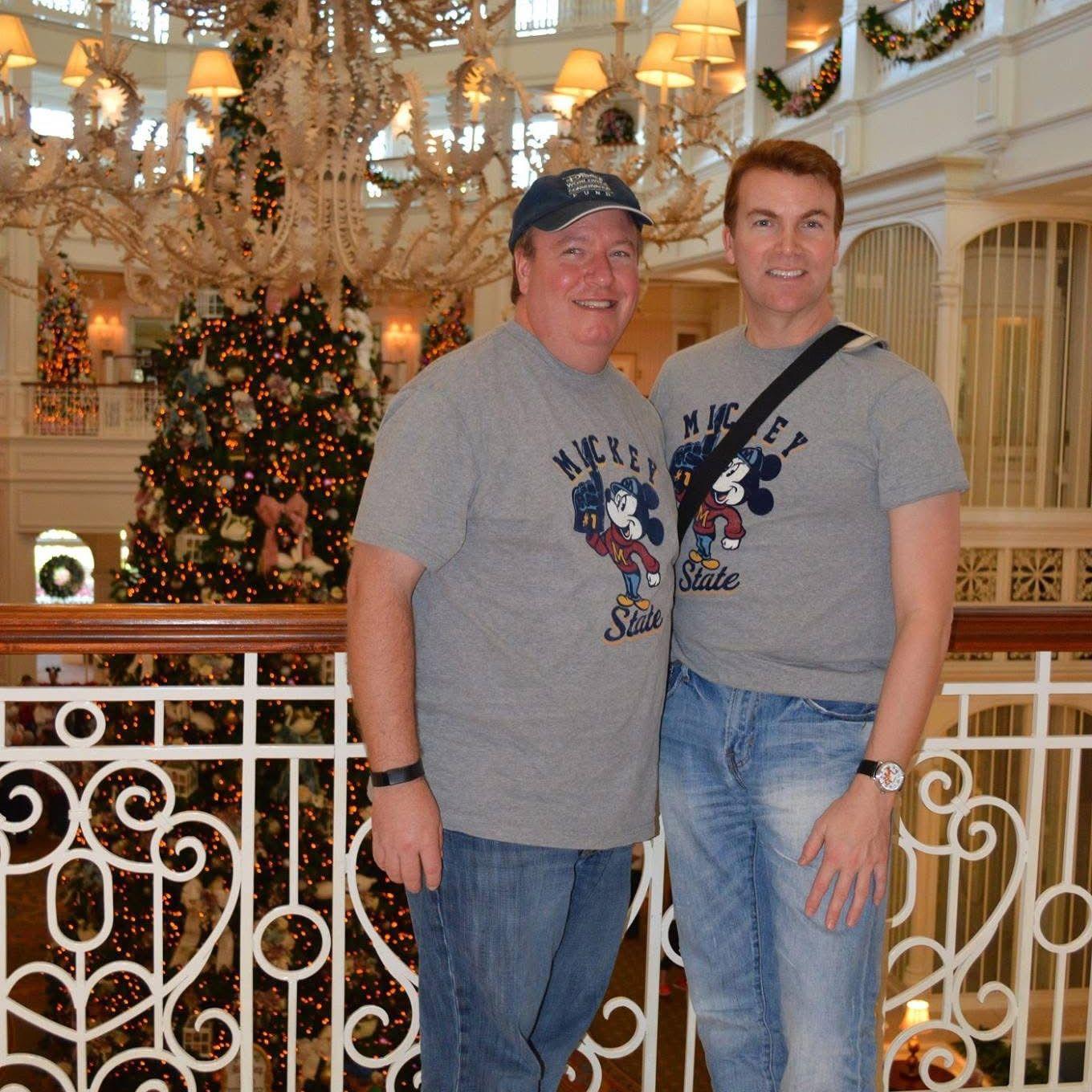 Having fun at Disney World at the Grand Floridian Resort.