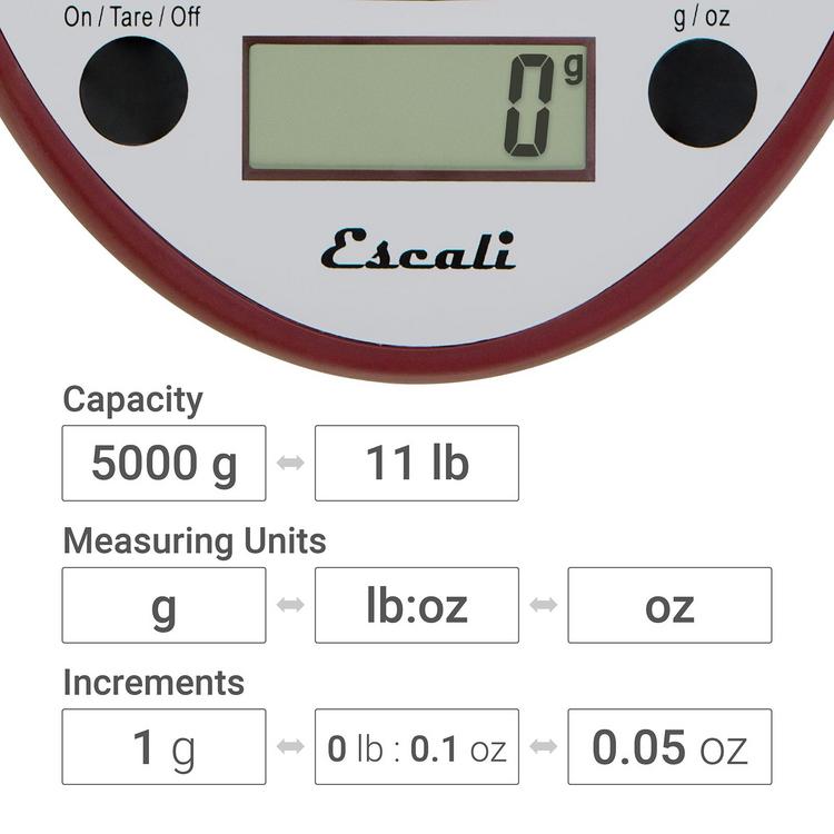 Escali Nutro:Digital Scale 15 lb