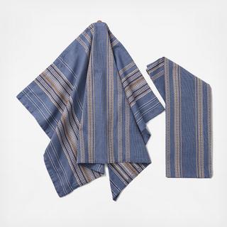 Lobos Organic Hand Towel, Set of 2