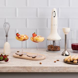 50's Retro Style Hand Blender with Accessories