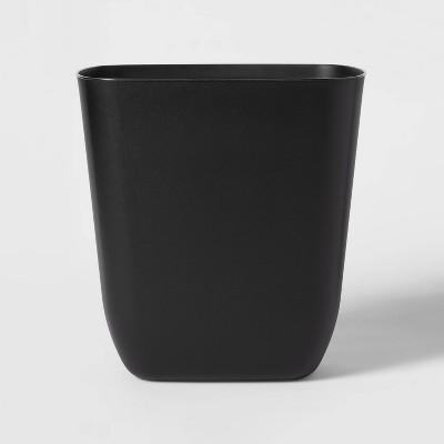 No Lid Trash Can Black - Room Essentials™