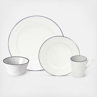 Beja 4-Piece Place Setting with Cereal Bowl and Mug, Service for 1